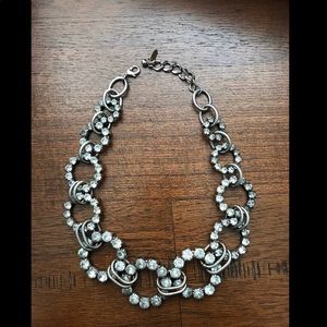 Vintage glam statement crystal chain